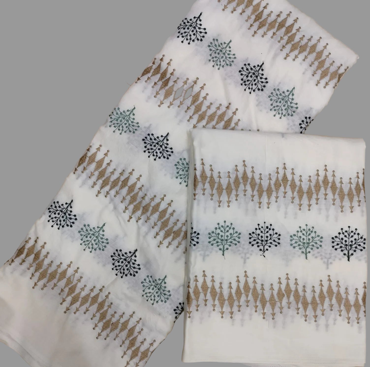 Fancy designer Cotton Pooja Jodi