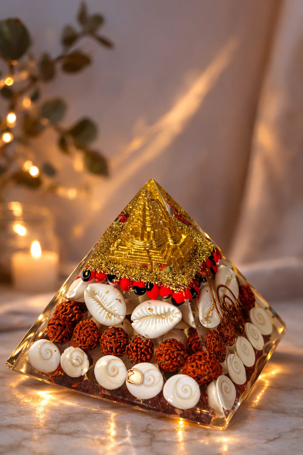 Sattva Laxmi Pyramid – Divine Abundance & Prosperity Energizer