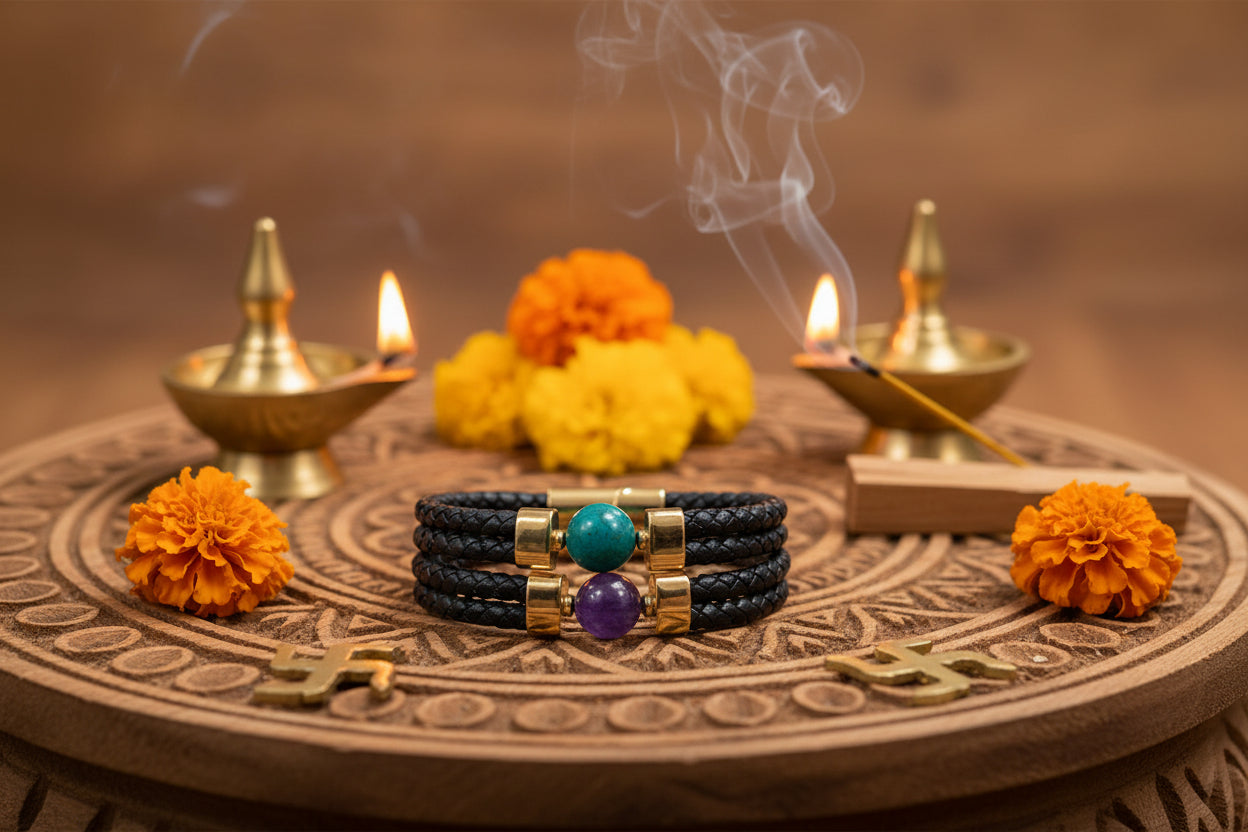 The Element Series: Men’s Vegan Stone Bracelet Collection