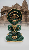 Parsvanathji In Green Zade / 4Kgs and 12 inches