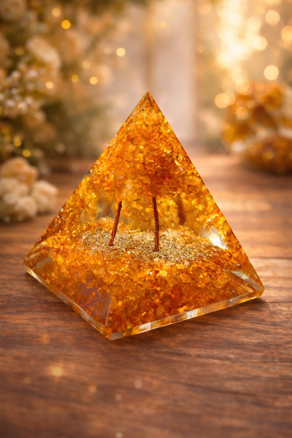 Orgonite Pyramid – Energy, Confidence & Motivation