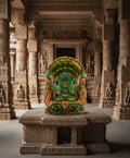 Emerald Shankheswar Parshwanathji / 2 Inches