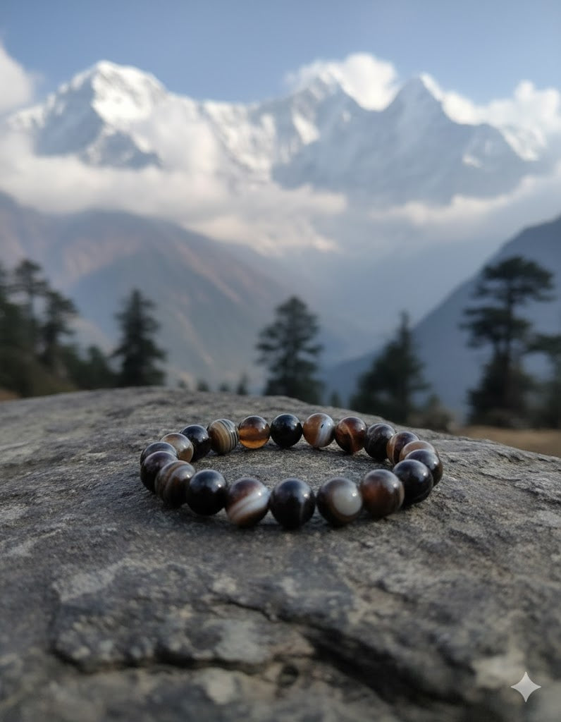 Sulemani (Black Agate) Bracelet