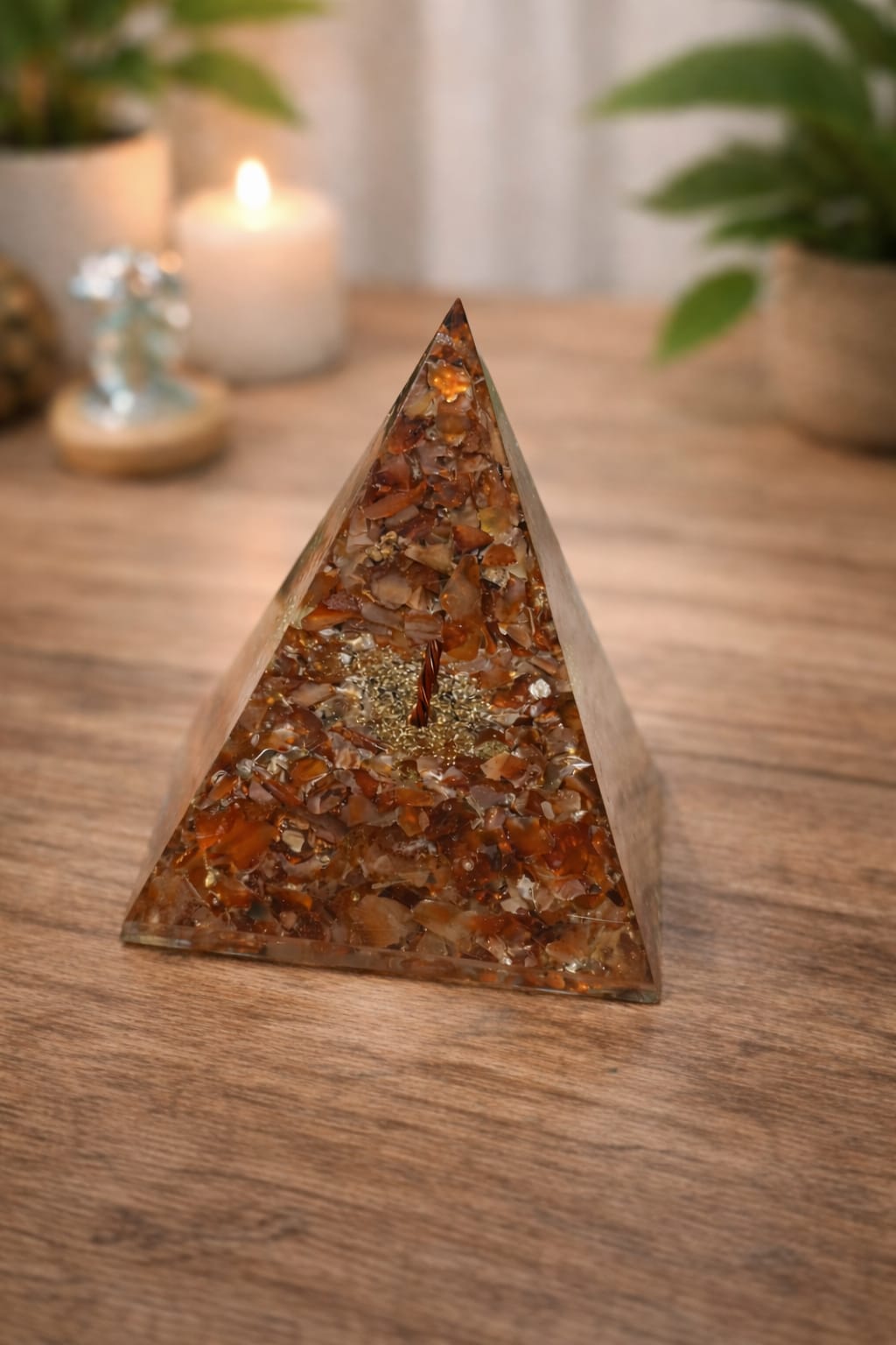 Orgonite Pyramid – Energy, Confidence & Motivation
