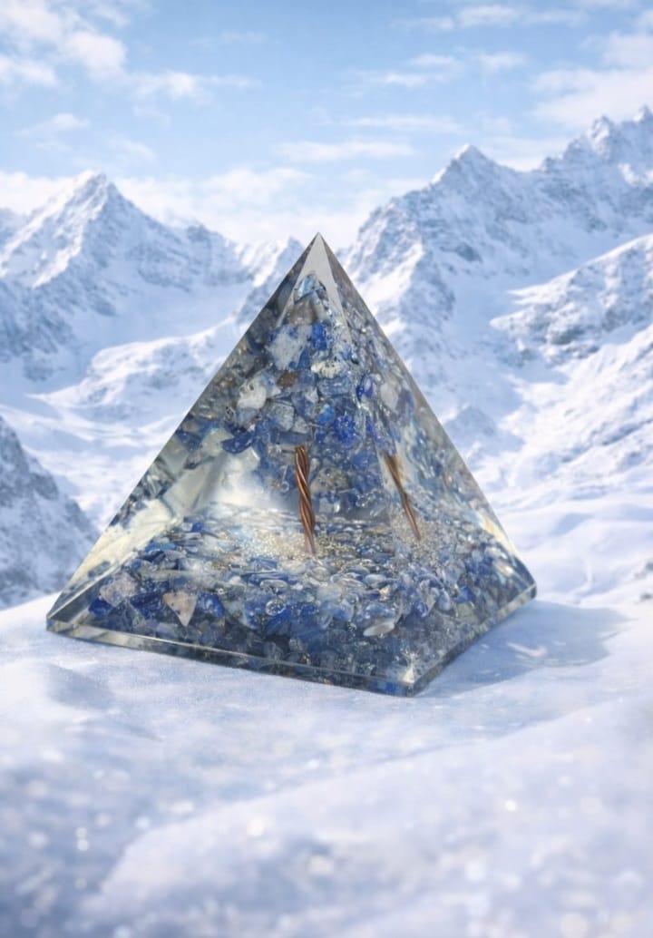 Orgonite Pyramid – Energy, Confidence & Motivation